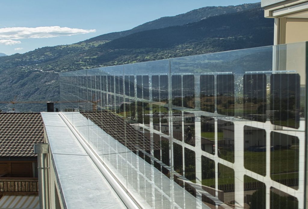 Solar balcony railings by a2solar